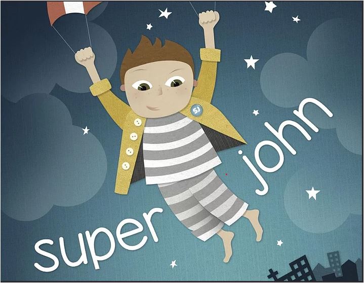 Superjohn is a life-inspired play about a child who uses imagination to overcome adversity